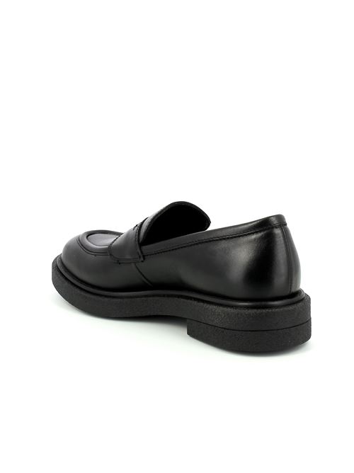 Brook Clam mocassino da donna in pelle nera CARMENS PADOVA | A52124X